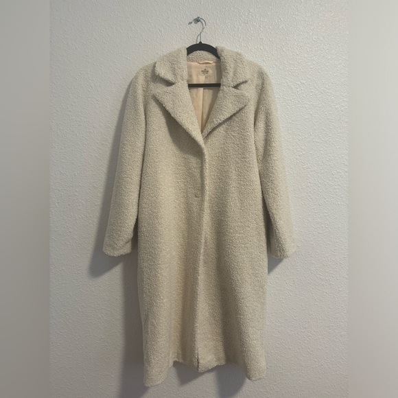 Marine‎ Layer- Aspen Coat in Cream - Picture 3 of 5